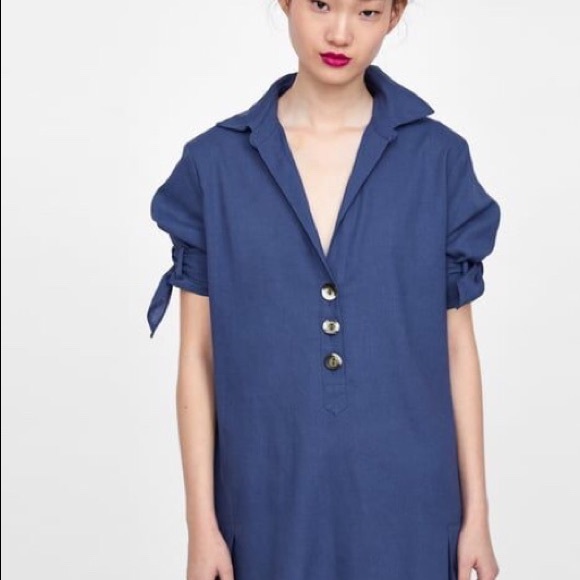 zara polo dress